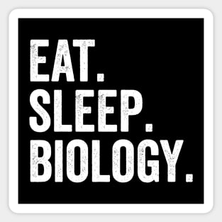 Eat Sleep Biology Sticker